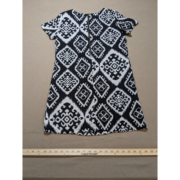 Lulus Womens Black & White Give Me A Print Shift Dress Size Small READ DESCPTION - Picture 2 of 11